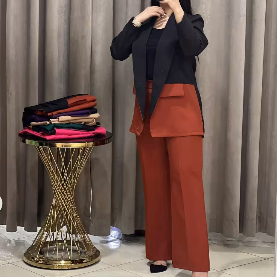 کت وشلوار دورنگ