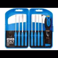  پیچ گوشتی نوا قابل تعویض 9 پارچه   1341  نووا   NOVA