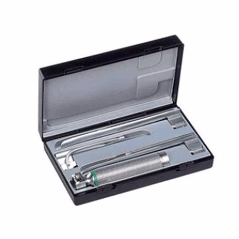 لارنگوسكوپ بزرگسال مدل Miller ) تيغه راست( ، لامپ 2/7 ولت هالوژن ، هندل نوع C ریشتر