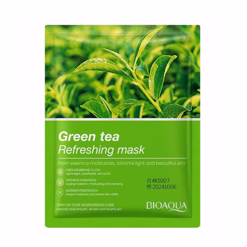ماسک ورقه ای  چای سبز بیوآکوا