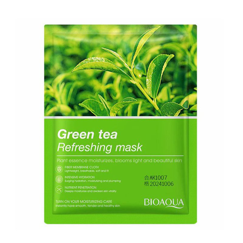 ماسک ورقه ای  چای سبز بیوآکوا
