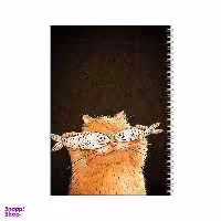 دفتر مشق 100 برگ بامبیلیپ طرح گربه چشم ماهی کد 7013384