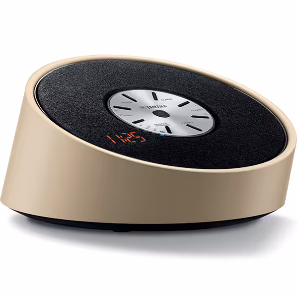 اسپیکر یاماها مدل TSX-B15 به همراه نمایشگر ساعت و رادیو و پورت USB بژ - Hiapple.ir