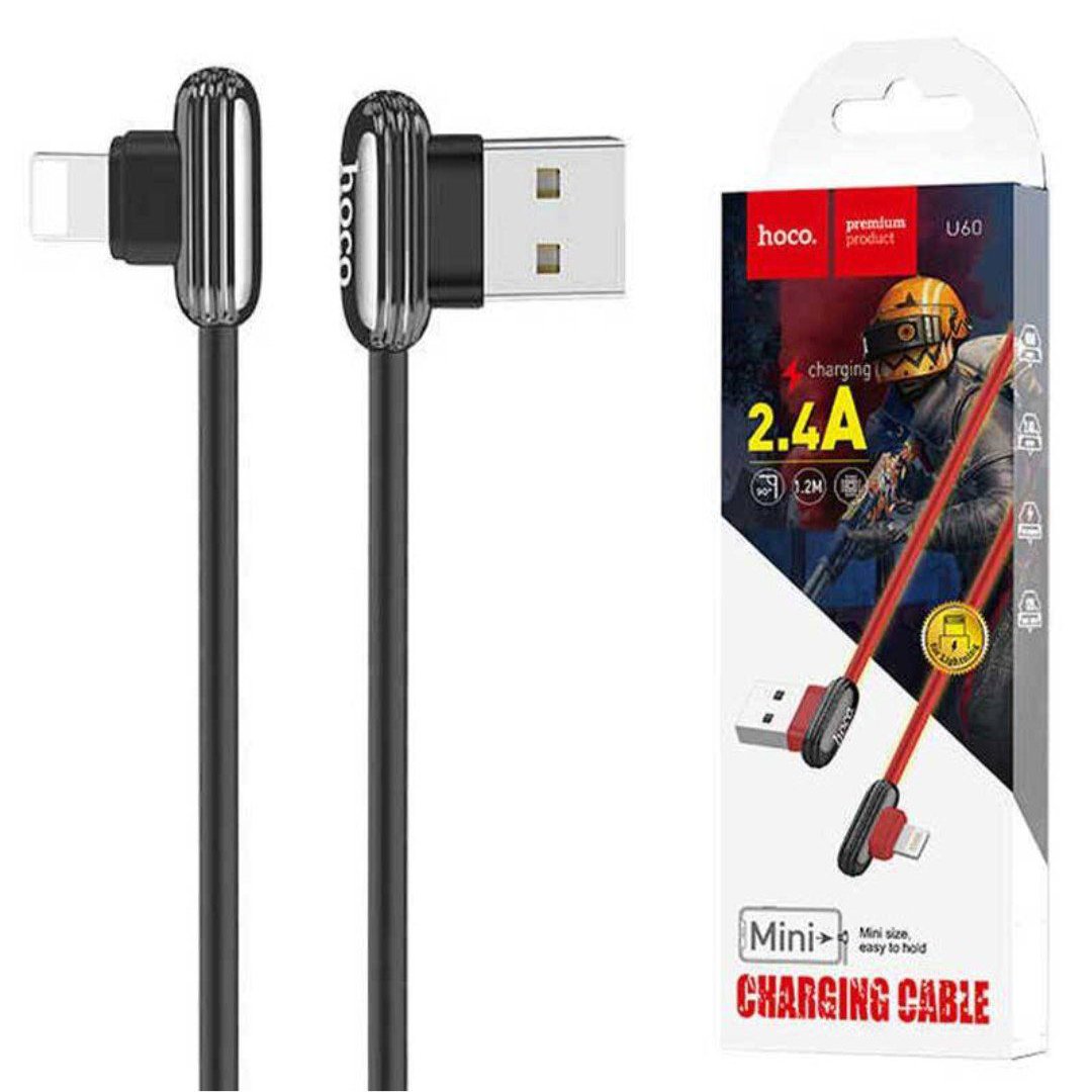 کابل تبدیل USB به لایتنینگ هوکو مدل U60 طول 1.2 متر