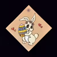 قاب های خرگوش برای هفت سین نوروز  1402 مینا کاری شده - دسته دوم