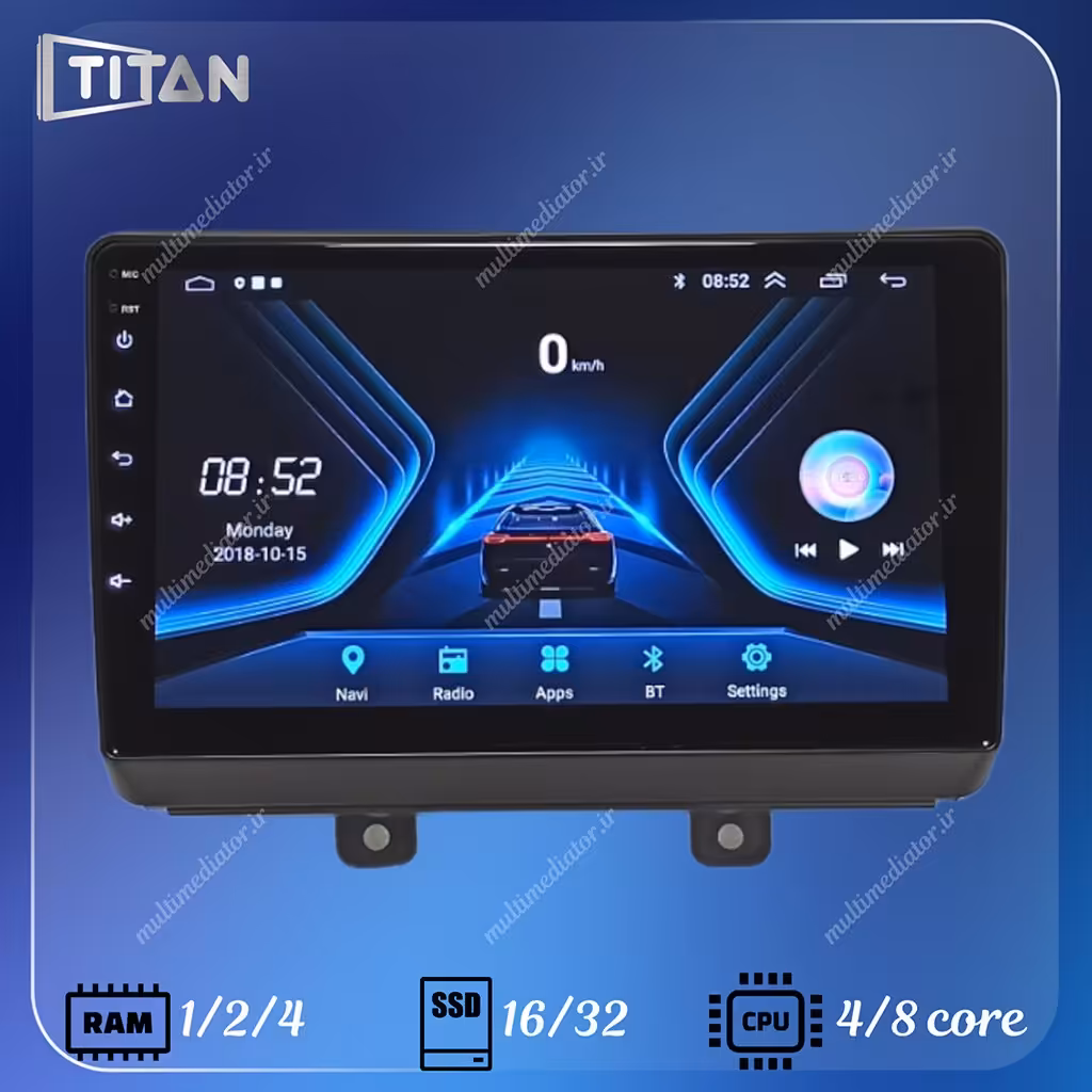مانیتور اندروید دنا و دنا پلاس 16-2 تیتان با گارانتی یکساله