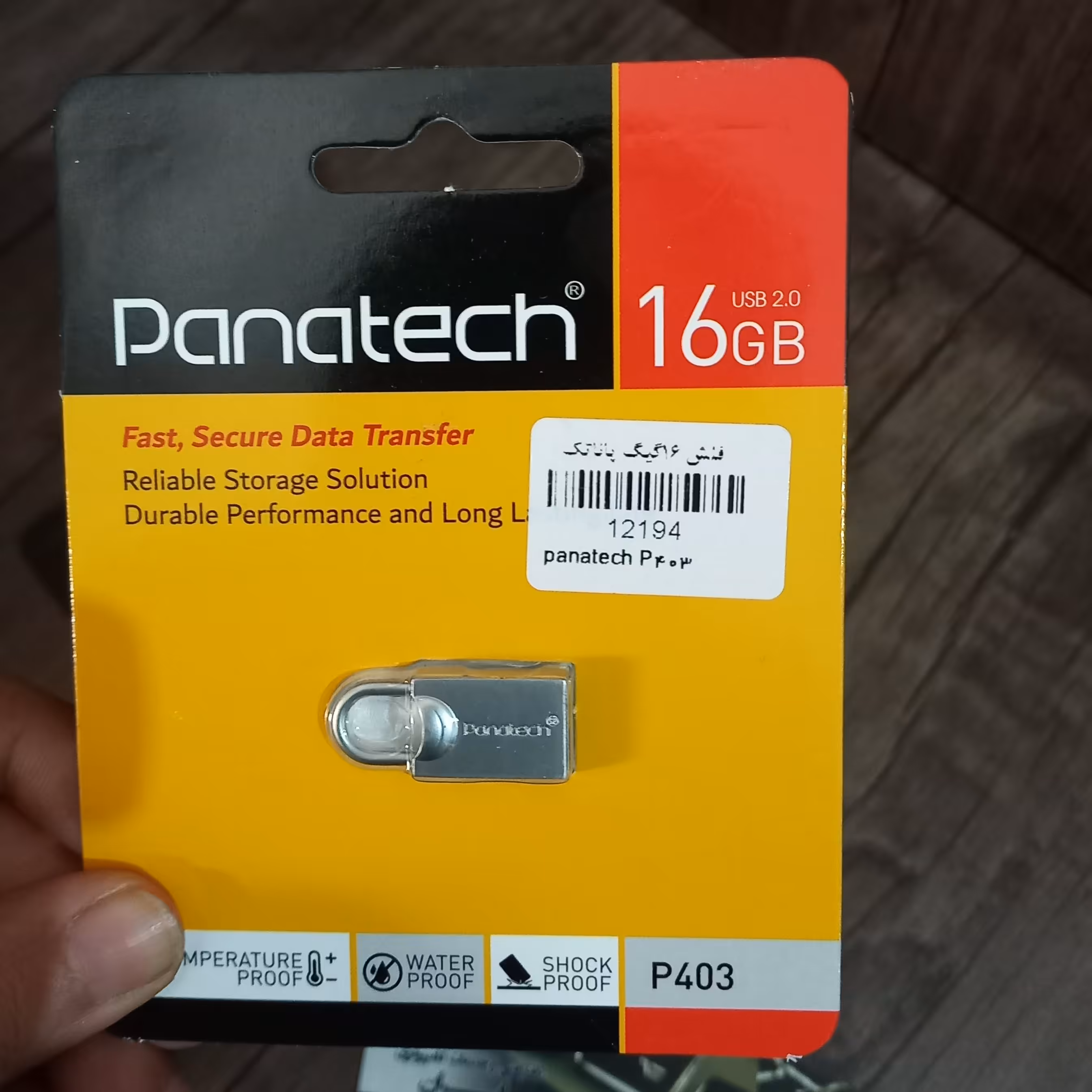 فلش 16 گیگ پاناتک مدل P403 جنس بدنه   فلز

رابط   USB 2.0

