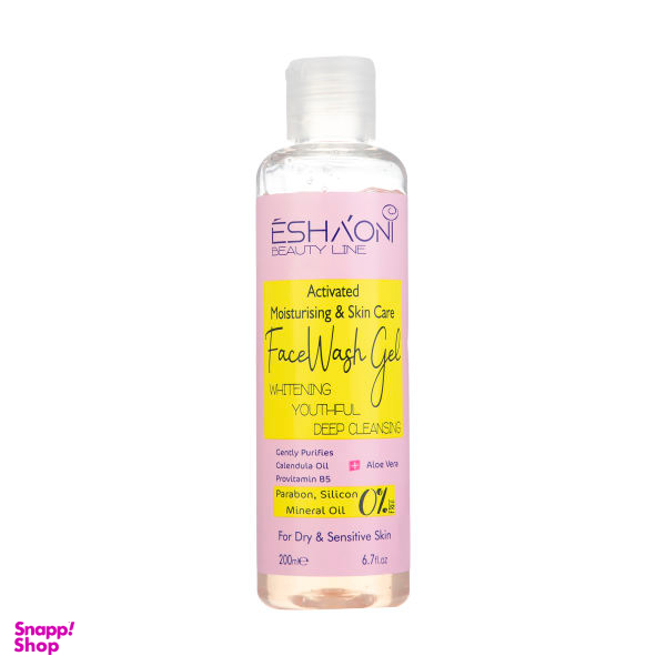 ژل شستشو صورت اشااونی مدل Aloe Vera حجم 200 میلی لیتر