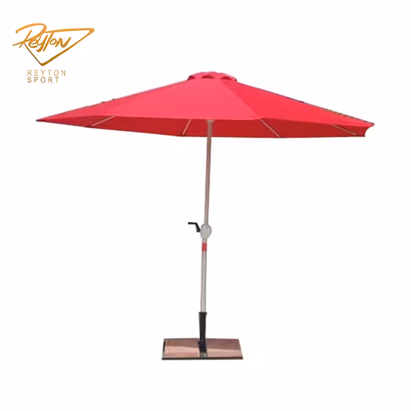 چتر پایه وسط مدل اطلس طرح مدیترانه وینچ دار