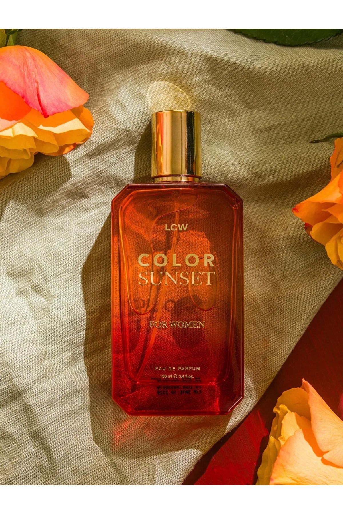 عطر زنانه لوازم جانبی LCW رنگ غروب خورشید ادوپرفیوم 100 میل میوه LC Waikiki