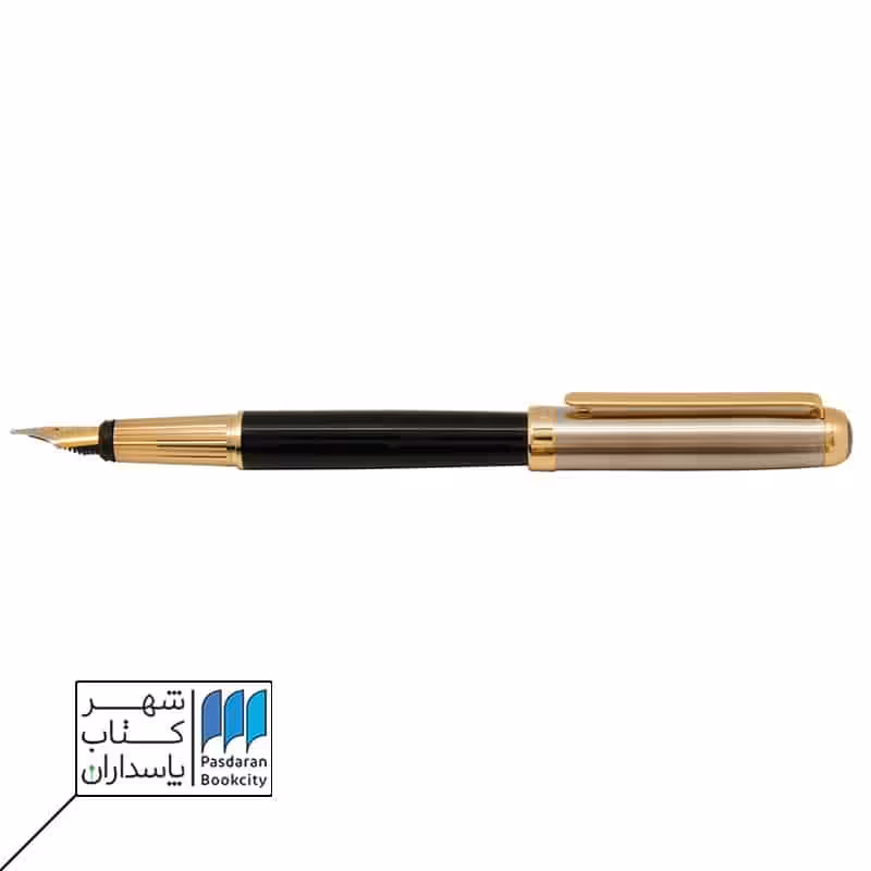 خودنویس لرد نیمه استیل گیره زرد دیپلمات diplomat