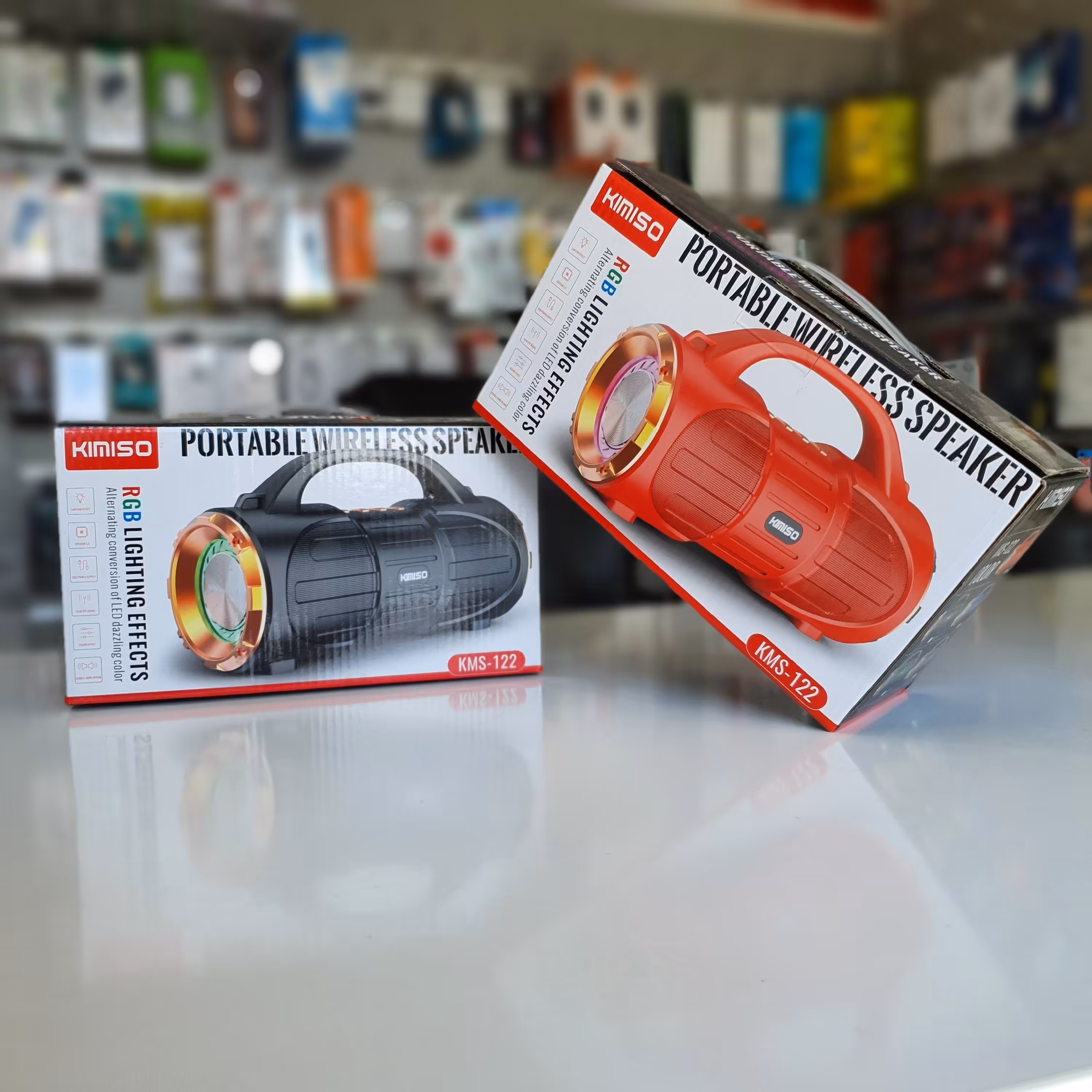 اسپیکر شارژی بلوتوثی قابل حمل مدل (KMS-122)