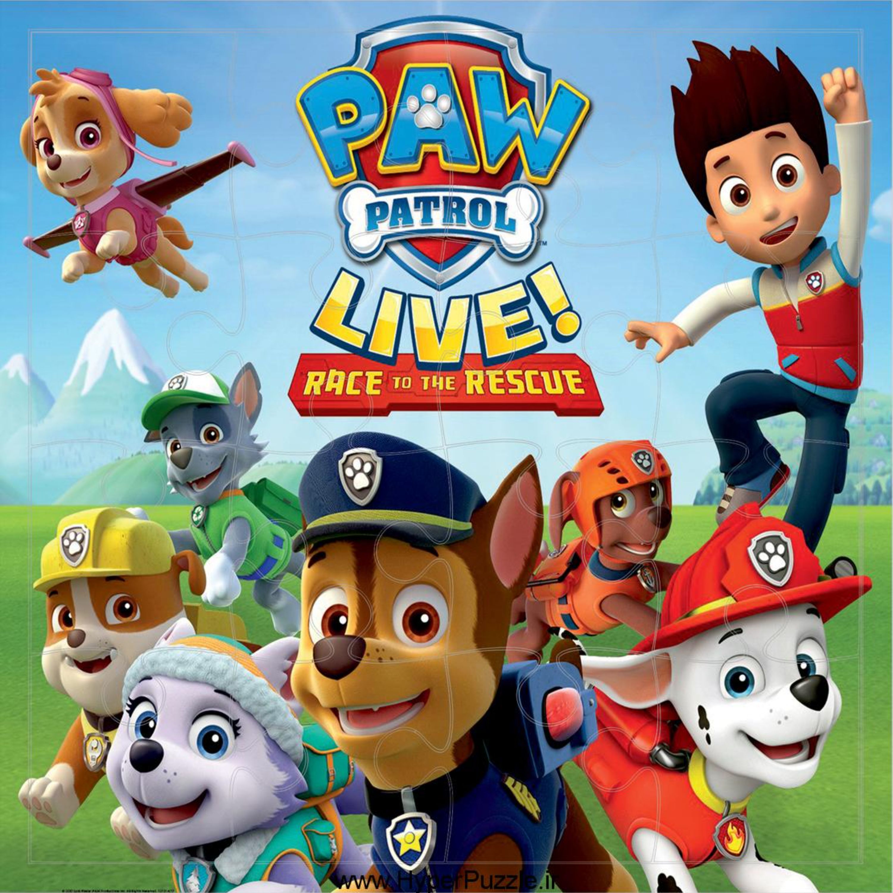 پازل سگ نگهبان 16 تکه 