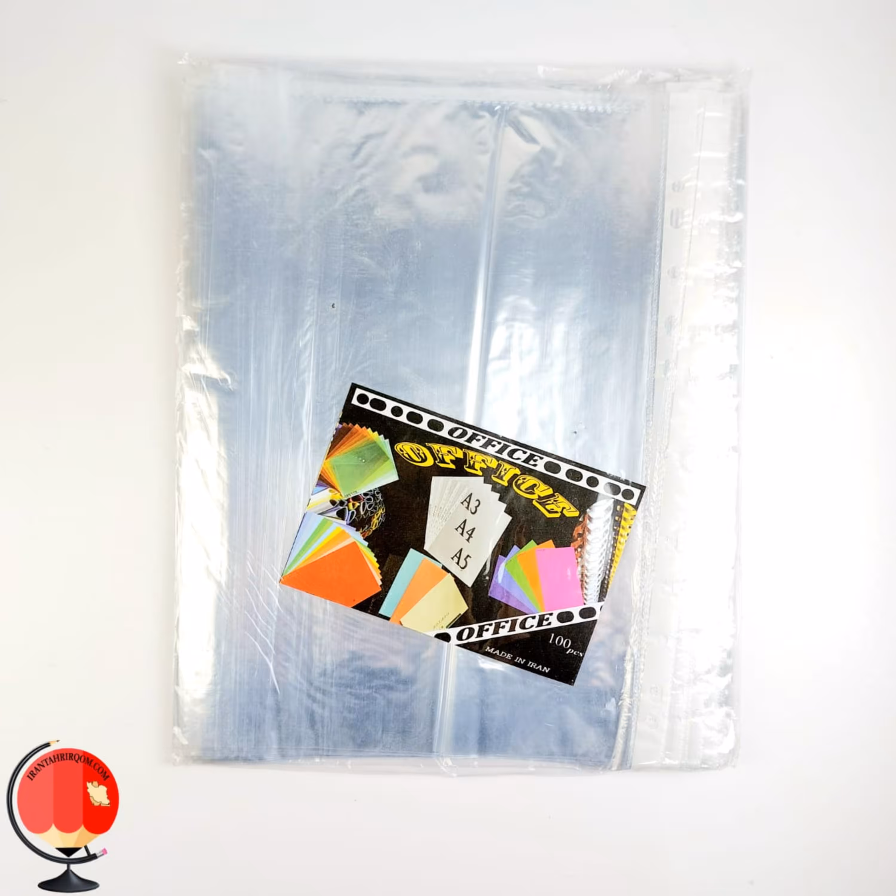 کاور سایز  A5  بسته 100 عددی کد 1958 