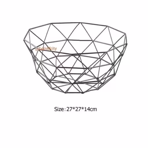 سبد میوه خوری فلزی