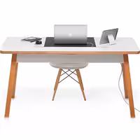 بلولانژ استودیو دسک سفید - سایز بزرگ 150 سانتیمتر - Hiapple.ir