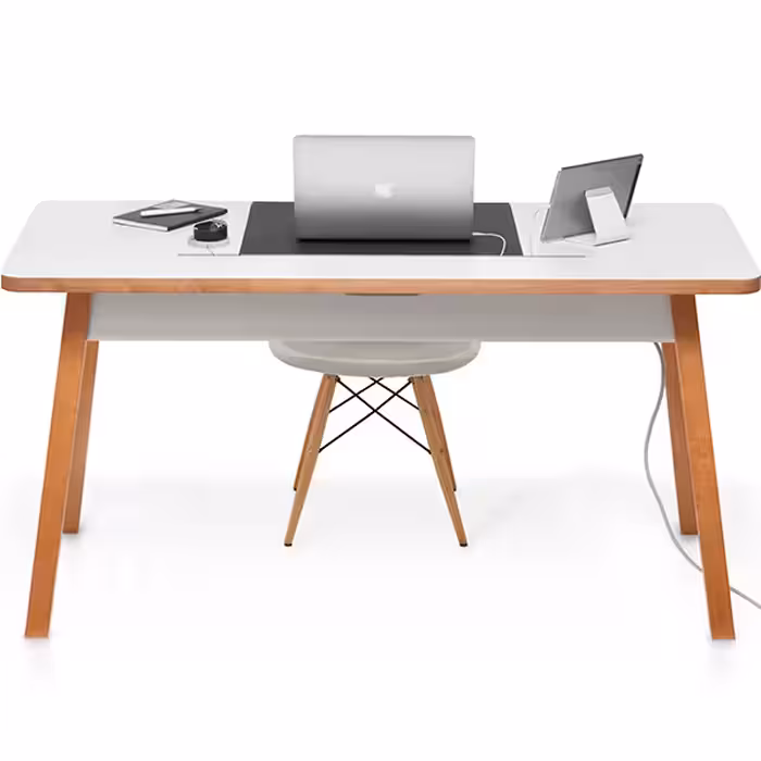 بلولانژ استودیو دسک سفید - سایز بزرگ 150 سانتیمتر - Hiapple.ir