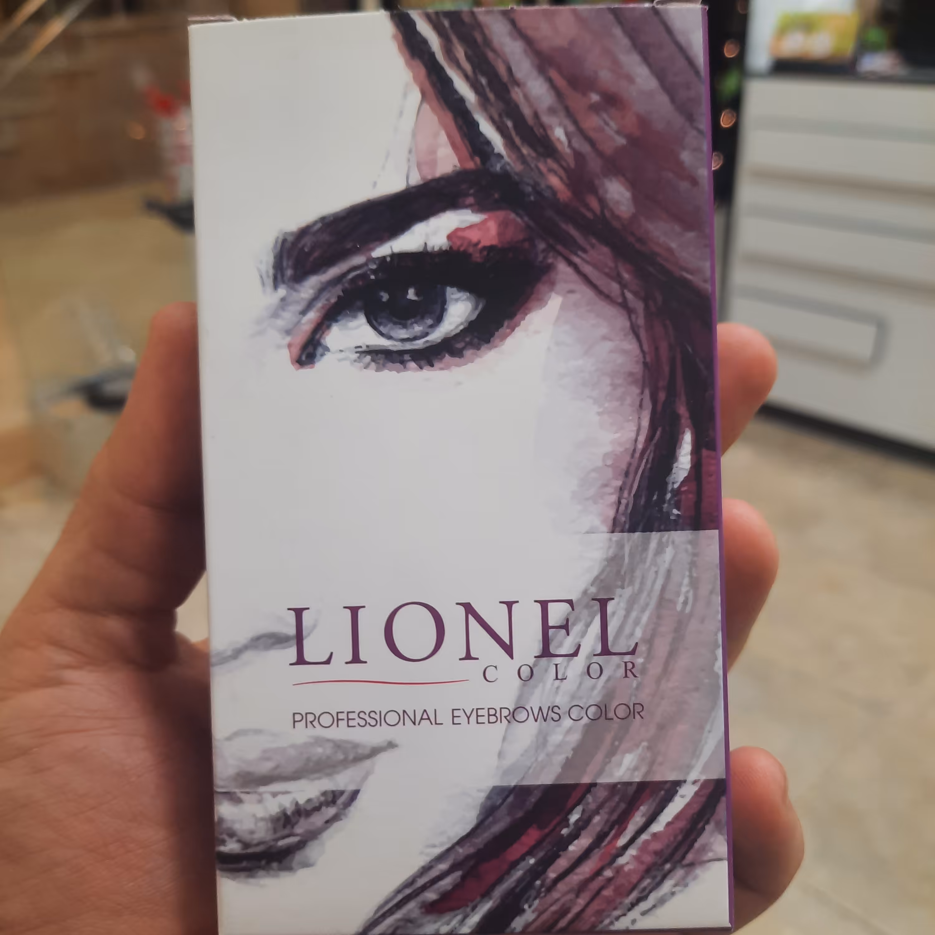 کیت رنگ ابرو لیونل lionel شماره ss8 دودی شنی smoky sand