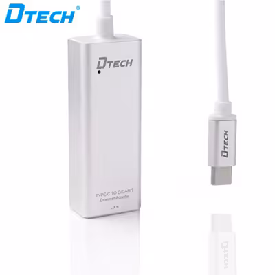 تبدیل type c به lan دیتک مدل Dtech Type-C To Lan Adapter DT-T0019