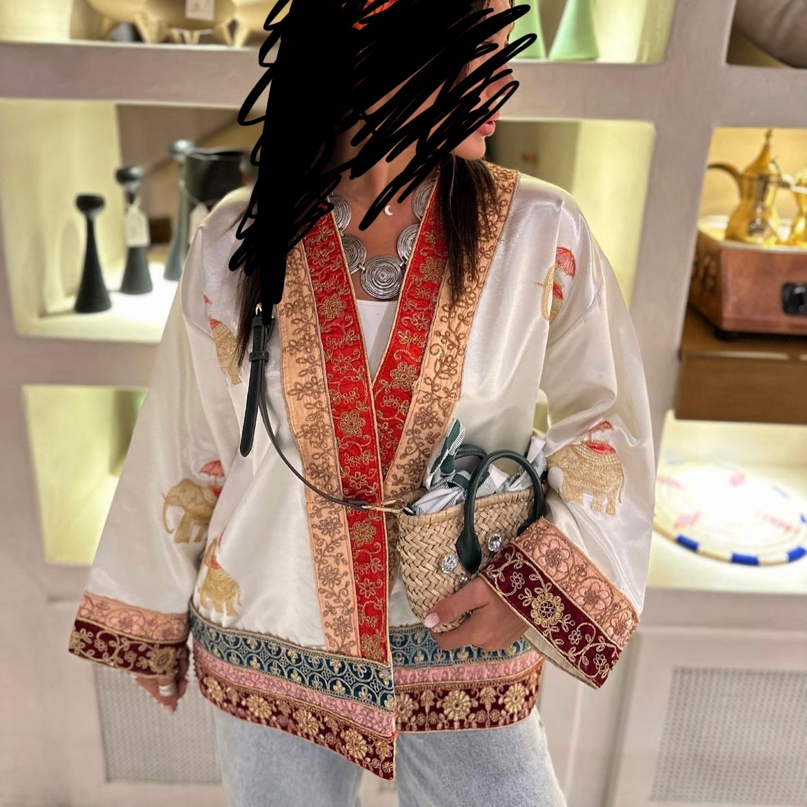 مانتو خرجکار زنانه مانتو نواردوزی شیک مانتو مجلسی خرجکار
