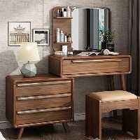 میز آرایش و پاف با رنگبندی دلخواه شما(پس کرایه) 