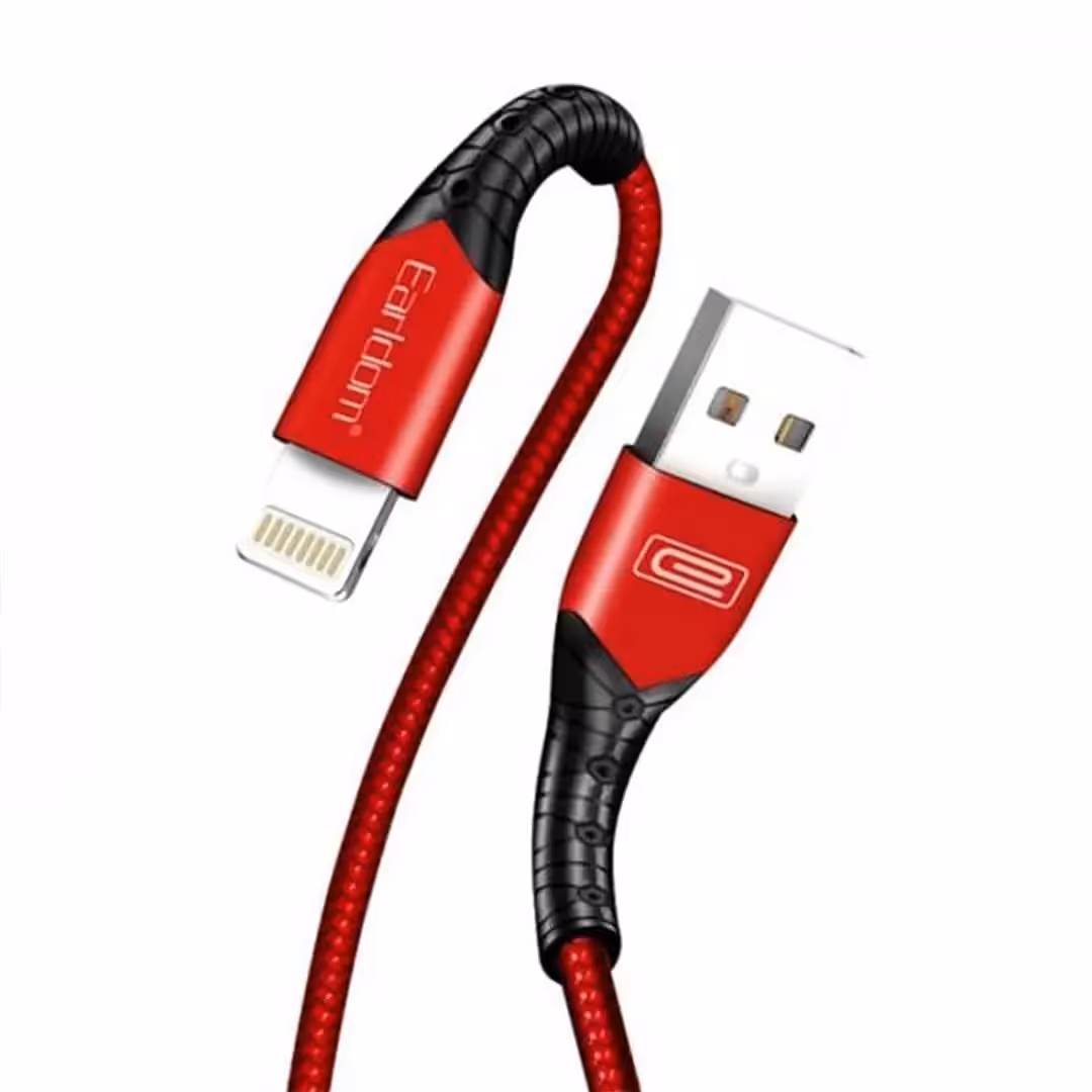 کابل تبدیل USB به لایتنینگ ارلدام مدل EC-060i طول 1 متر