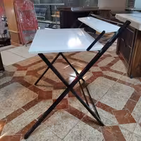 میز تحریر تاشو بزرگسال مدل سرو رنگ سفید