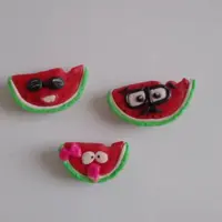ست مگنت خانواده هندوانه ای 3تایی قرمز