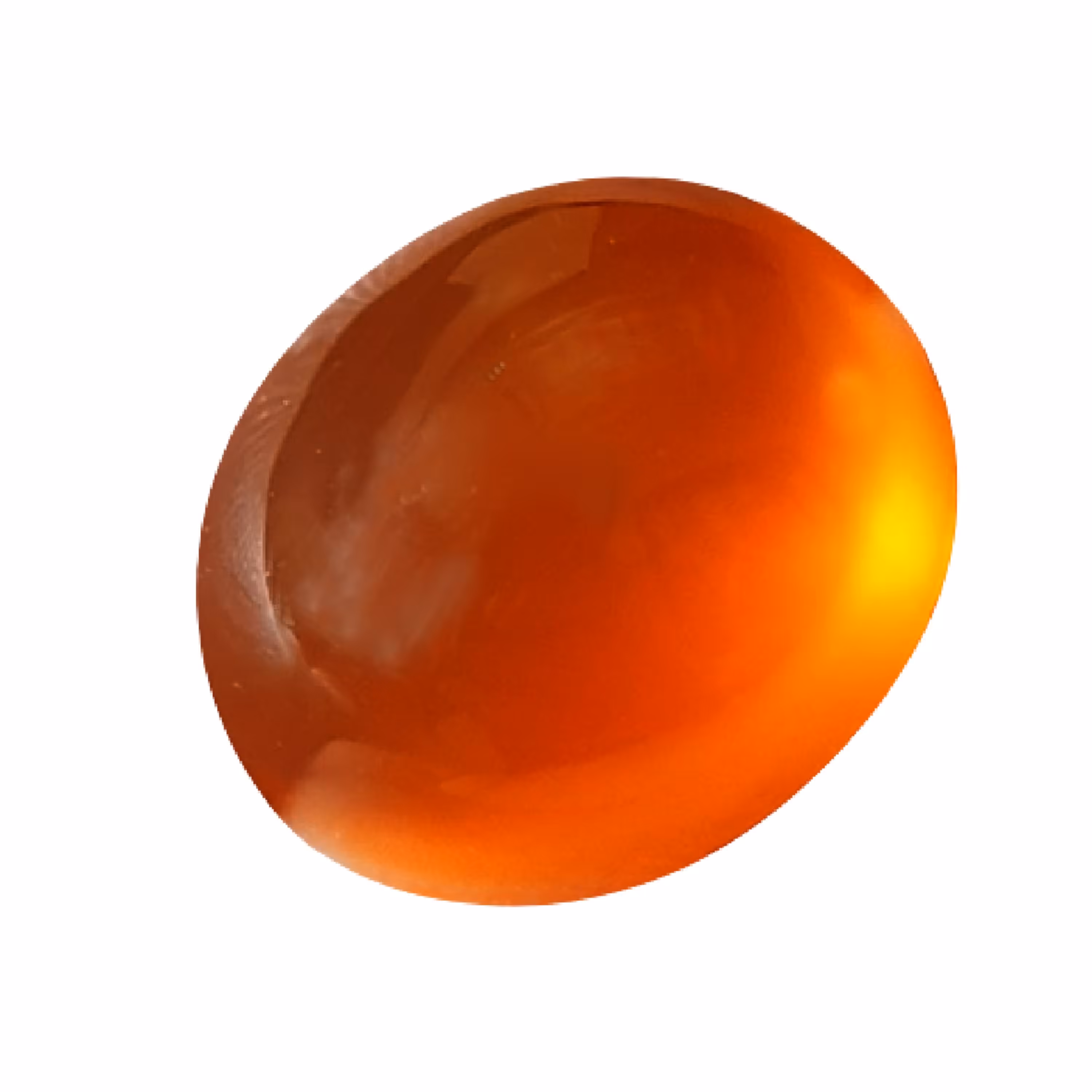 عقیق پرتقالی اصل و معدنی یمن و تراش دامله زجاجی  و آبدار   808