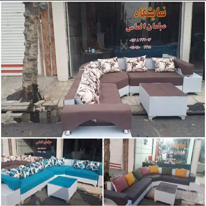 مبل راحتی ال کمجا دوبل با بیش از 30‌رنگ