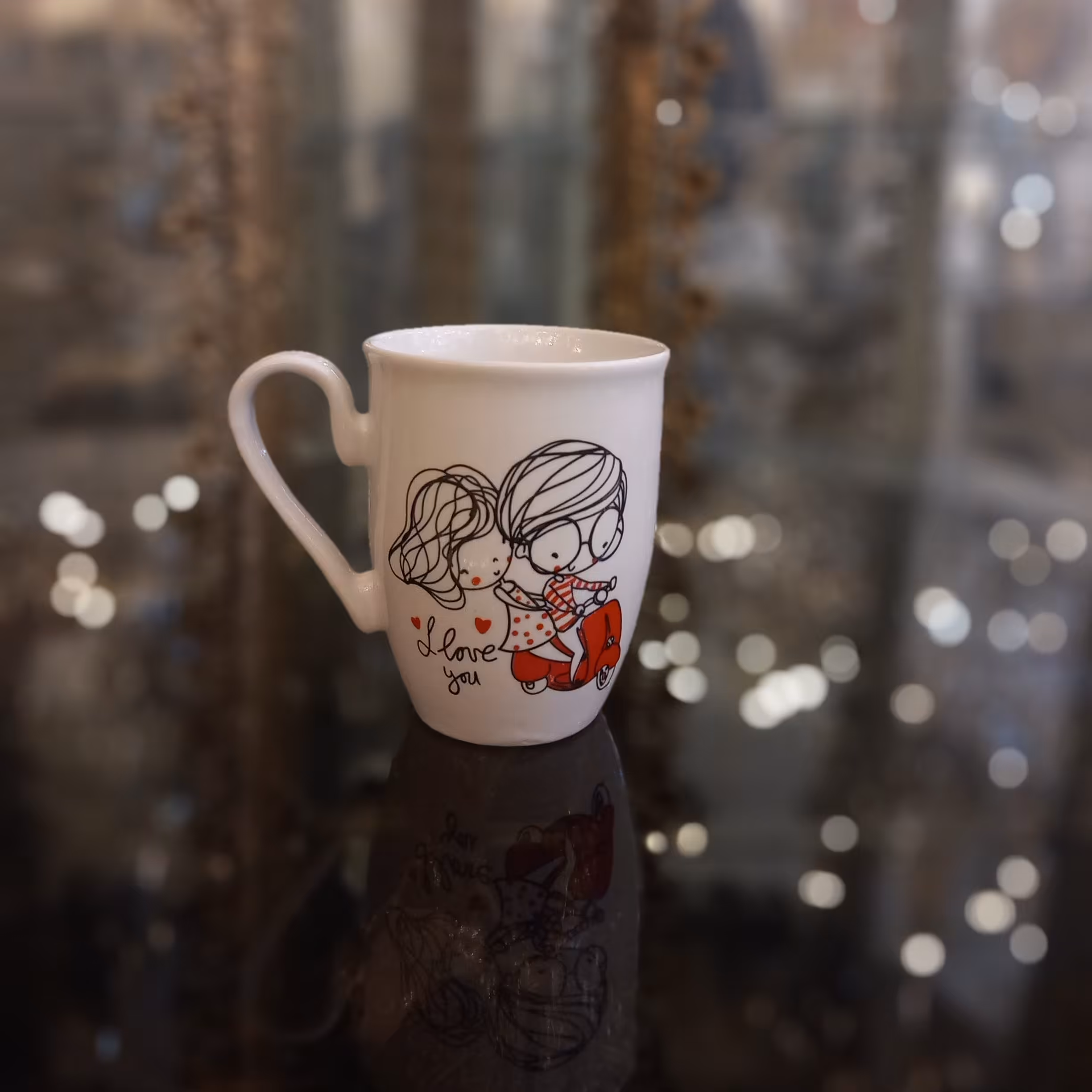 ماگ طرح دار چینی