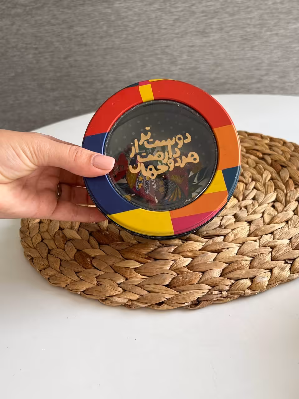 قوطی فلزی فانتزی سایز بیست و یک کد 05