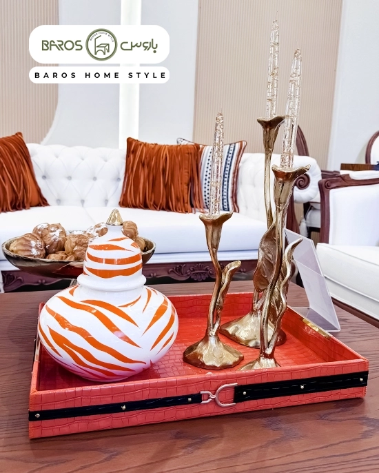 طرح دکوراتیو جدید اکسسوری کد 235 گل شیپوری آنتیک 3 سایز