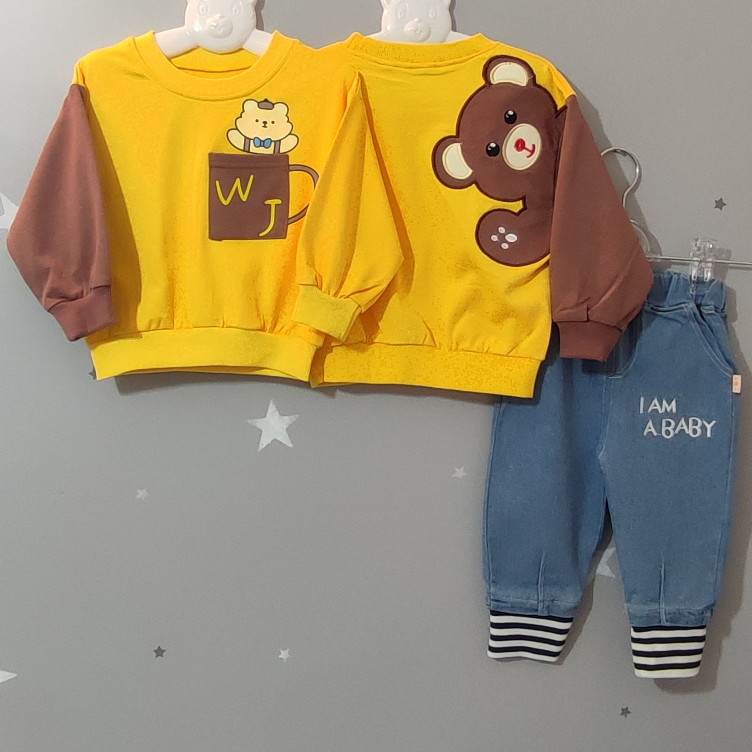 دورس زمستونی و شلوار جین اسپورت بچگانه