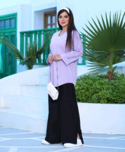 مانتو شلوار زنانه لنین مدل دوتیکه شومیز و شلوار مدل سیتا