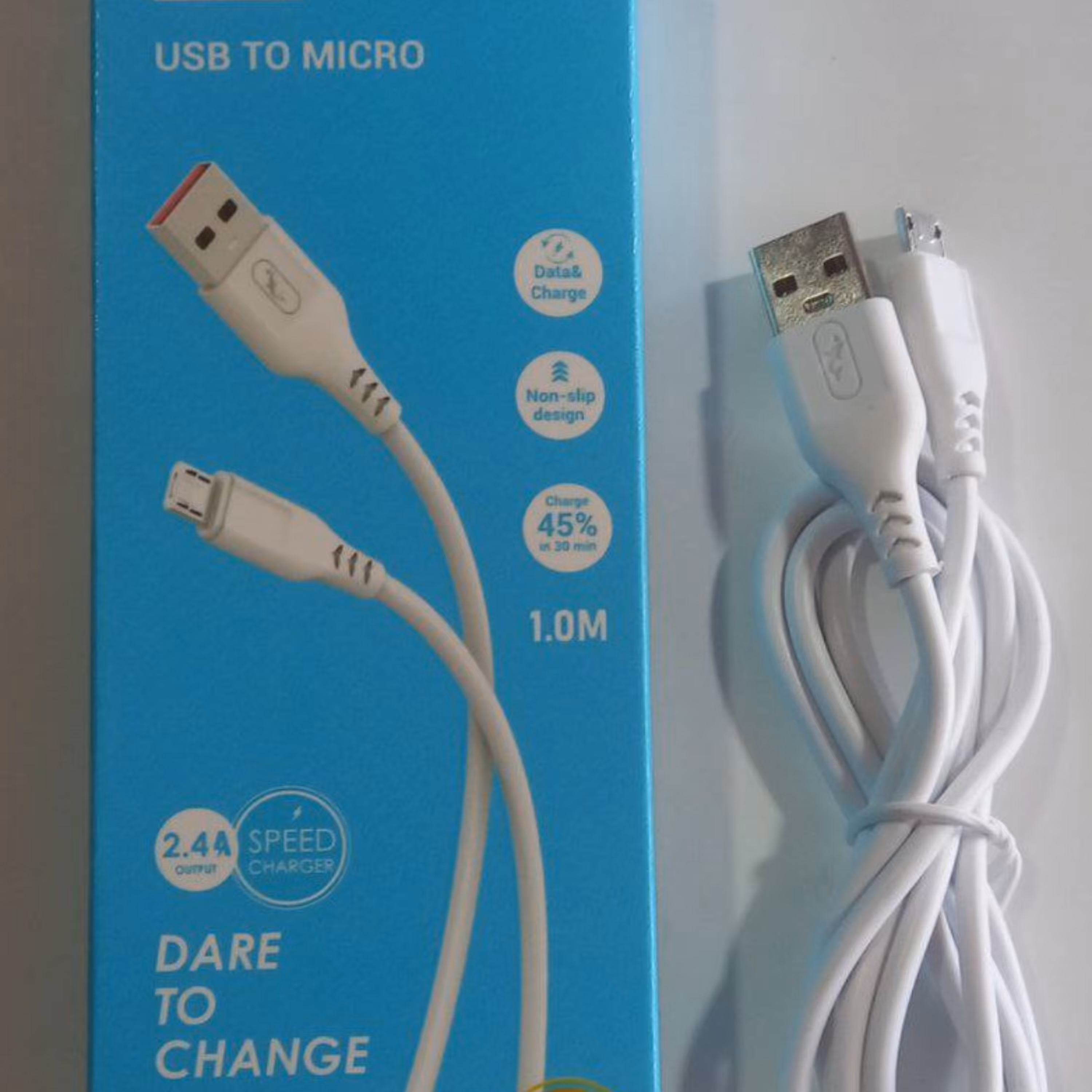 کابل اورجینال dolphin مدل s61v میکرو فست شارژ  دیتا