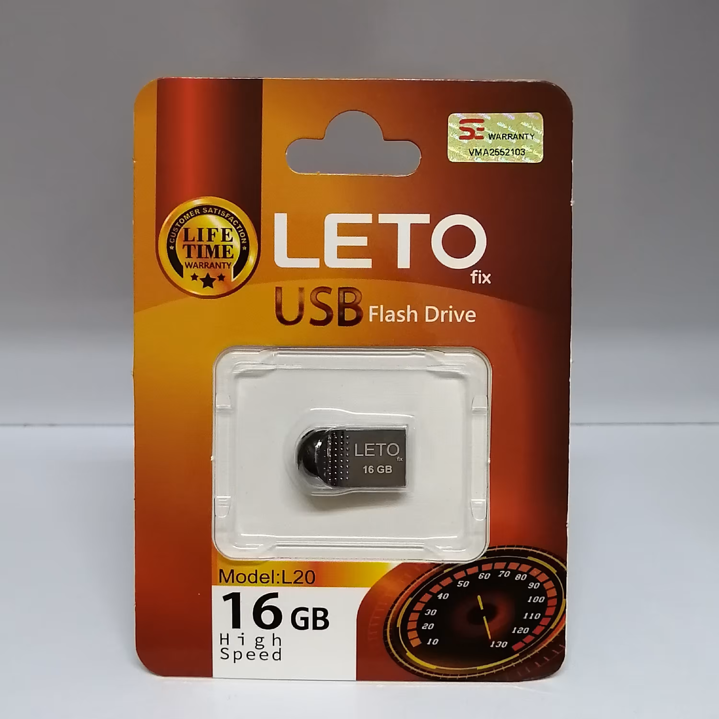 فلش LETO مدل L20 حافظه 16 گیگابایت گارانتی مادام العمر 