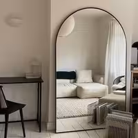 آینه قدی گنبدی فلزی سایز 180-MAN-100