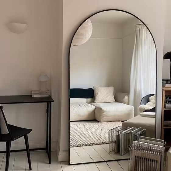 آینه قدی گنبدی فلزی سایز 180-MAN-100