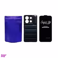 کاور گوشی موبایل مدل M-B Puffer مناسب شیائومی Redmi Note 13 4G به همراه محافظ صفحه نمایش SuperD