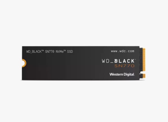 اس اس دی اینترنال وسترن دیجیتال مدل Black SN770 NVMe ظرفیت 1TBWestern Digital Black SN770 NVMe Gen4 Internal SSD Drive 1TB