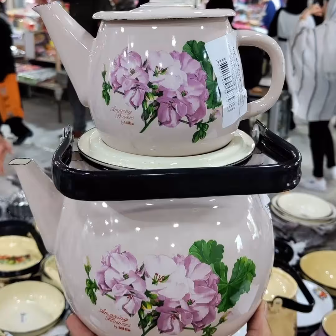 کتری و قوری لعابی اوکراین