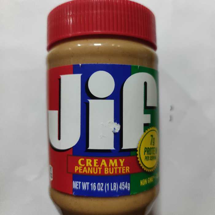 کره بادام زمینی جیف. اصل امریکا. نرم و کرمی. بدون تکه های درشت