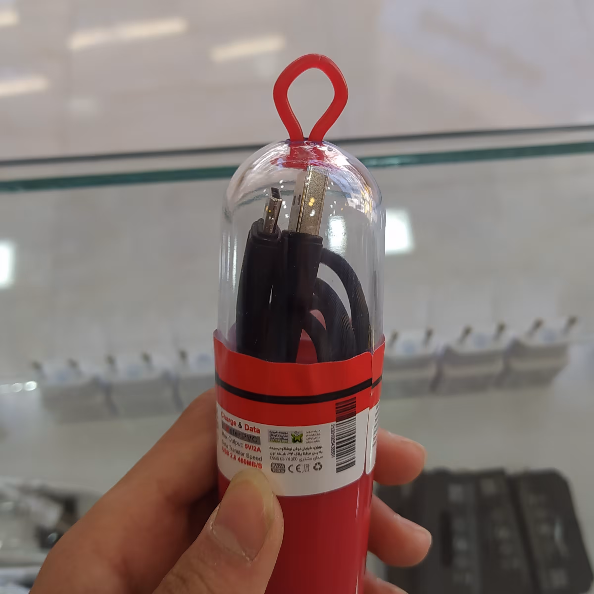 کابل تایپ سی Proone-فست شارژ -قابلیت انتقال دیتا-دارای گارانتی شرکتی-رنگ مشکی و سفید