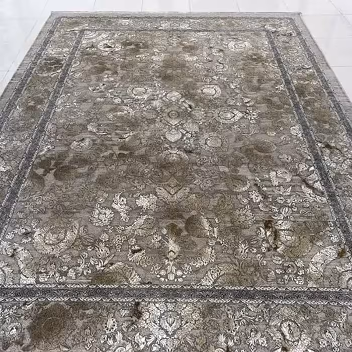 فرش وینتیج دوازده متری آران  فیلی 1200 شانه تراکم 3600 نخ آکریلیک مدل 2002-F3612 