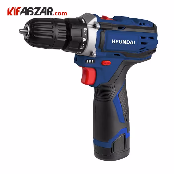 دریل شارژی 12 ولت هیوندای مدل HP 412