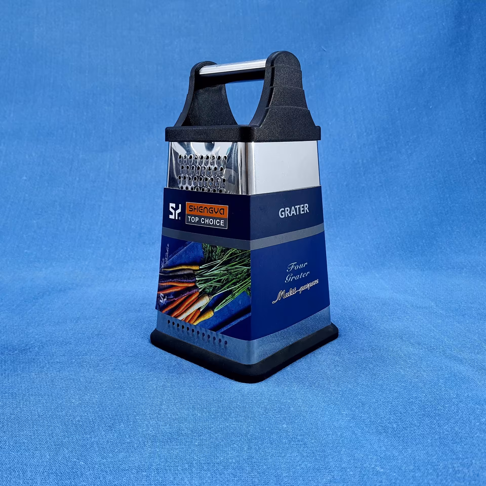 رنده 4 گوش استیل درجه یک خارجی برند SHENGYA  کد 568