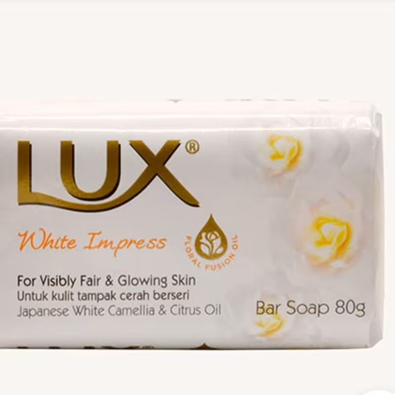 صابون لوکس Lux مدل Bright Impress وزن 80 گرم