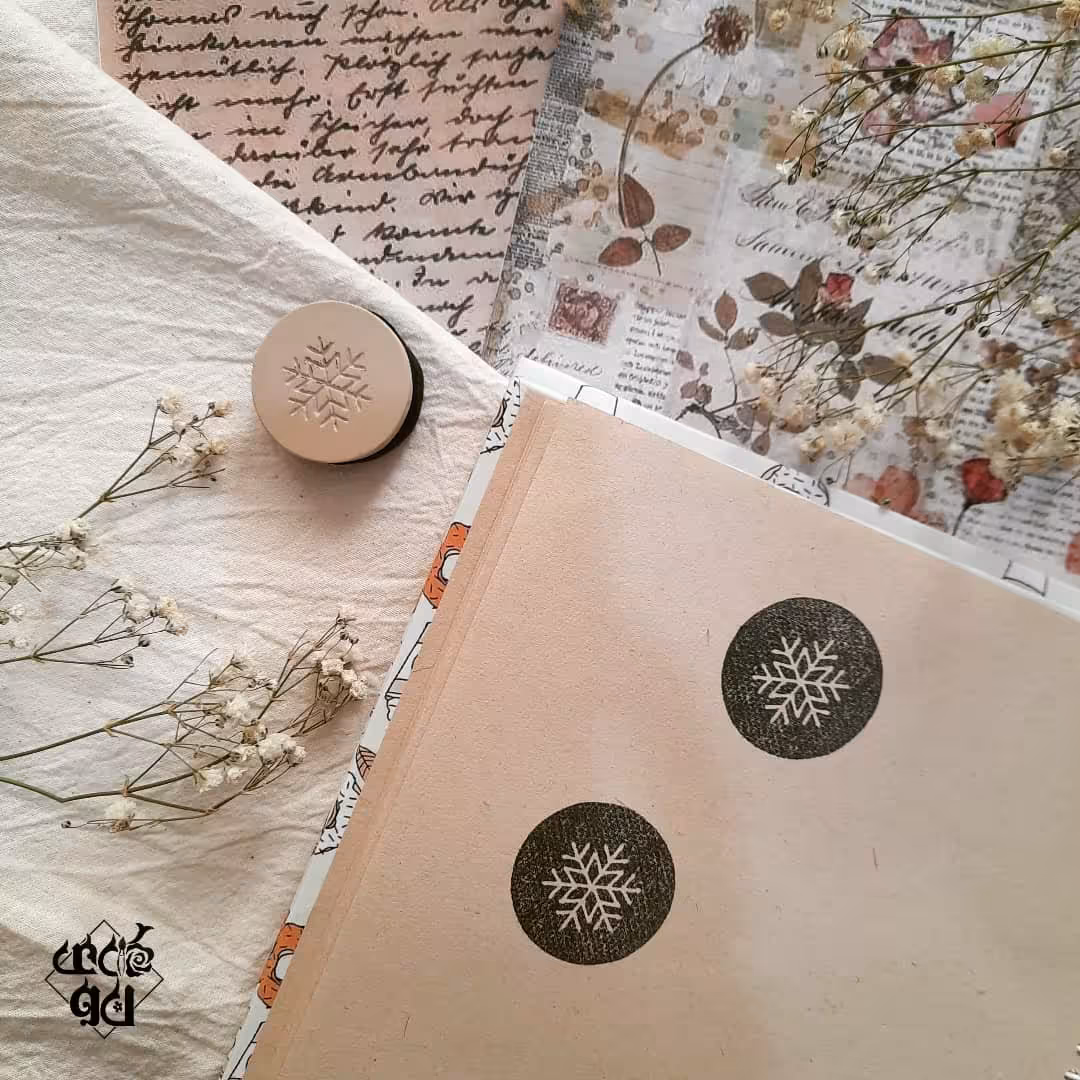 مهر دونه برف دایره