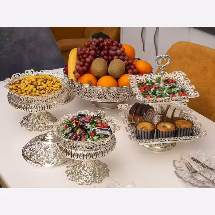 سرویس پذیرایی چهار تیکه آزالیا سیلور